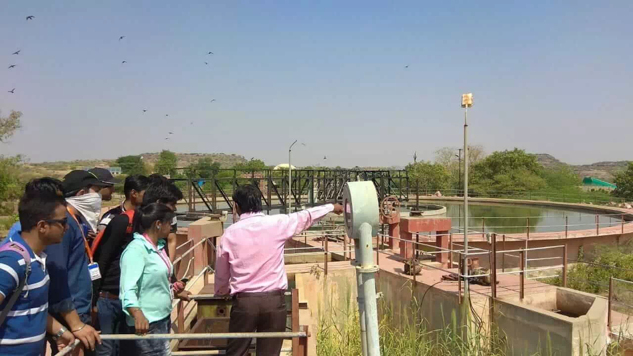 Visit to Kalyana Water Treatment Plant, Jodhpur