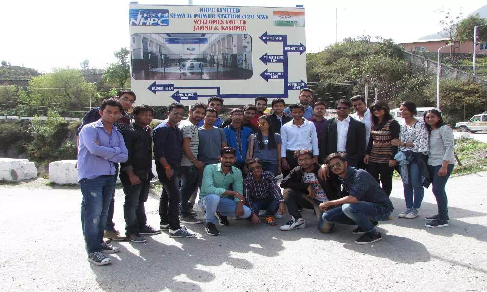 Industrial visit to NHPC Khairi (HP)