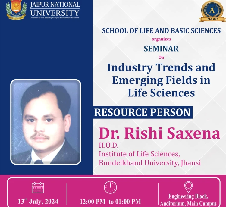 Seminar on Industry Trends and Emerging Fields in Life Sciences