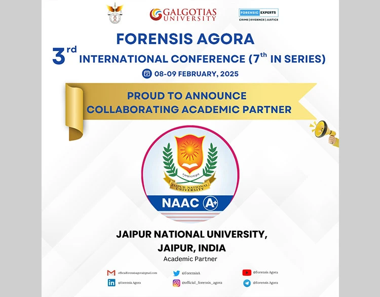 Forensis Agora : 3rd International Conference at Galgotias University