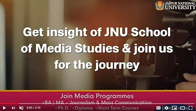 Begin your career in Media and Communication at Jaipur National University